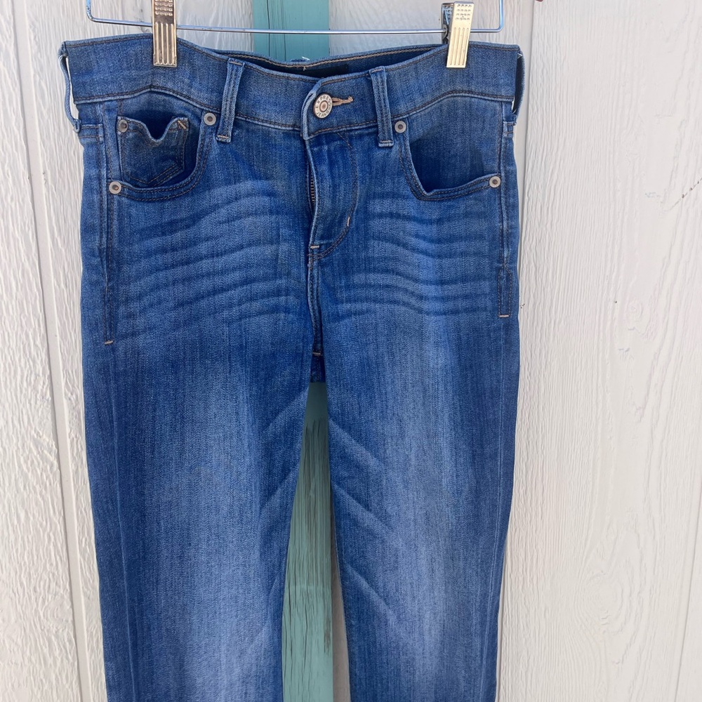 Express Barely Boot Mid Rise Jeans 2 regular - Picture 2 of 7